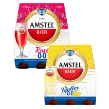 Amstel radler 0.0% of rosé 0.0%